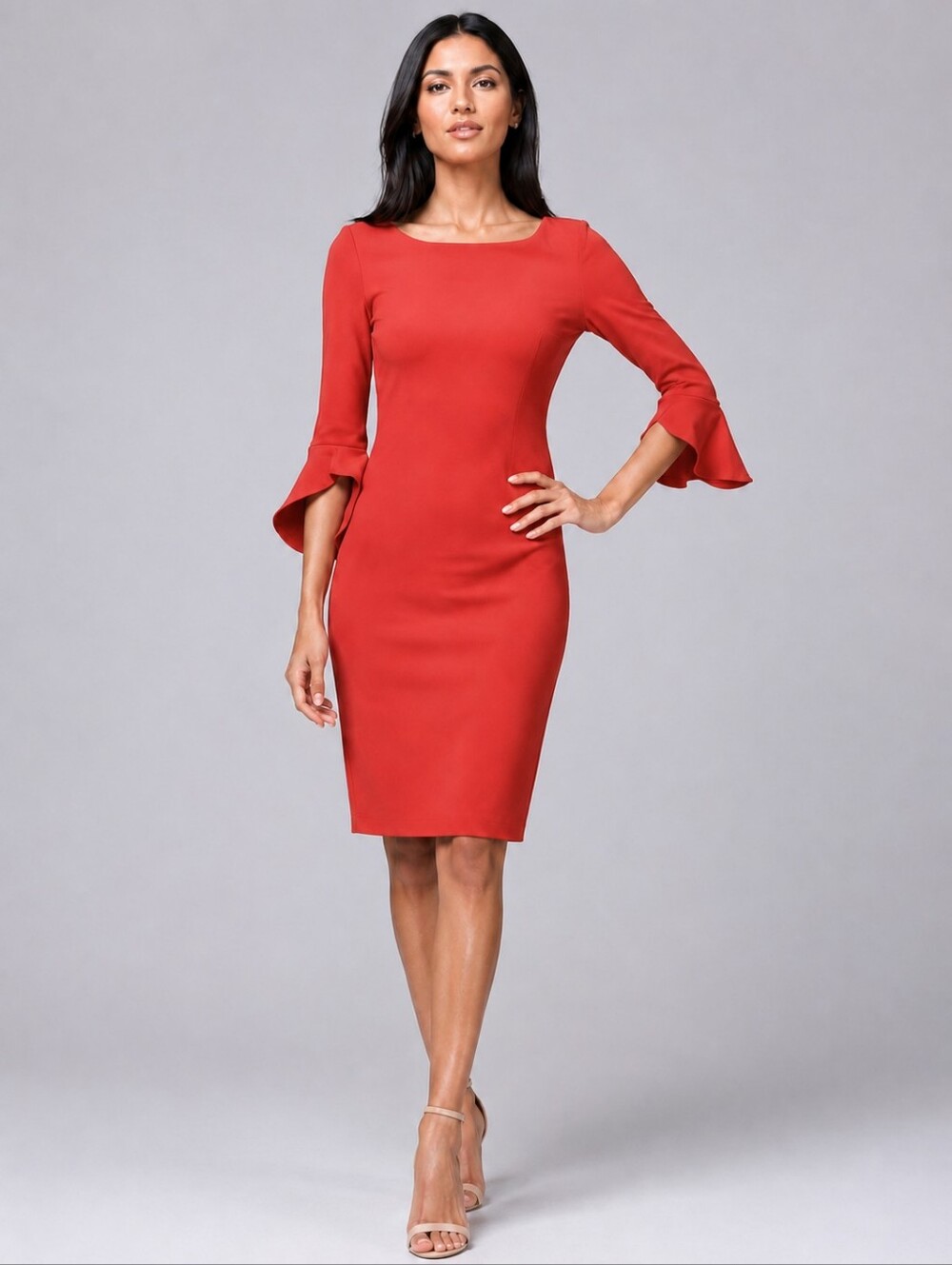 ❤️ NWT! WHITE HOUSE BLACK MARKET BOAT NECK MIDI SHEATH DRESS, 6